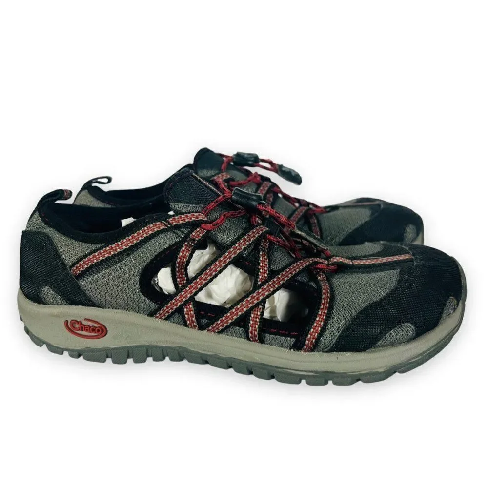 Chaco Outcross Outdoor Hiking Shoes Grey / Black‎ / Red J180201 Youth 2
